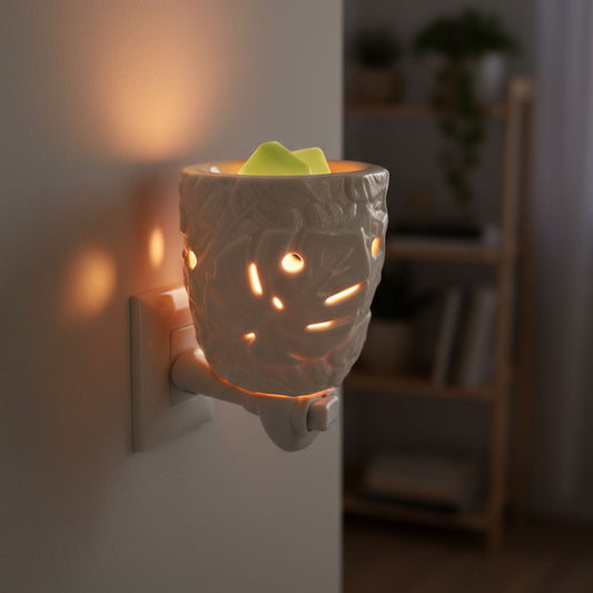 Calentador de Cera Plug In Hojas