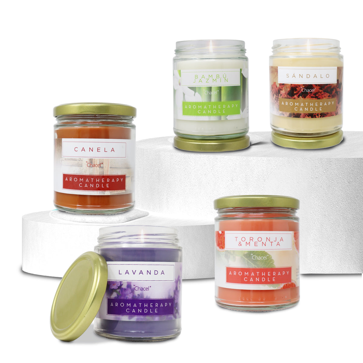 Vela Aromaterapia Canela