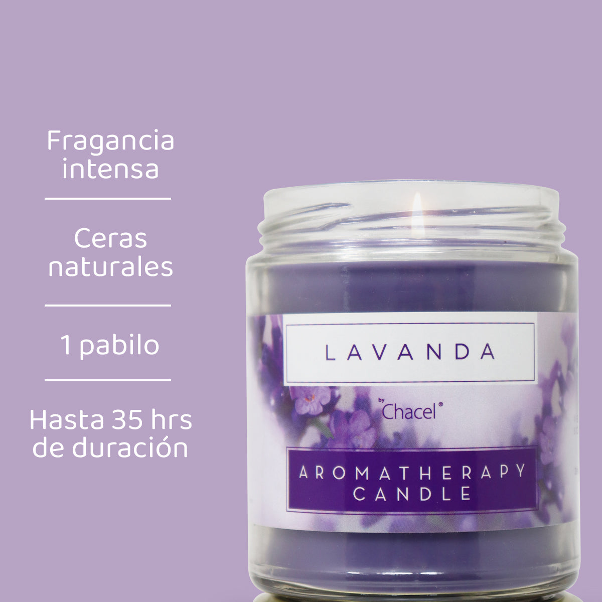 Vela Aromaterapia Lavanda
