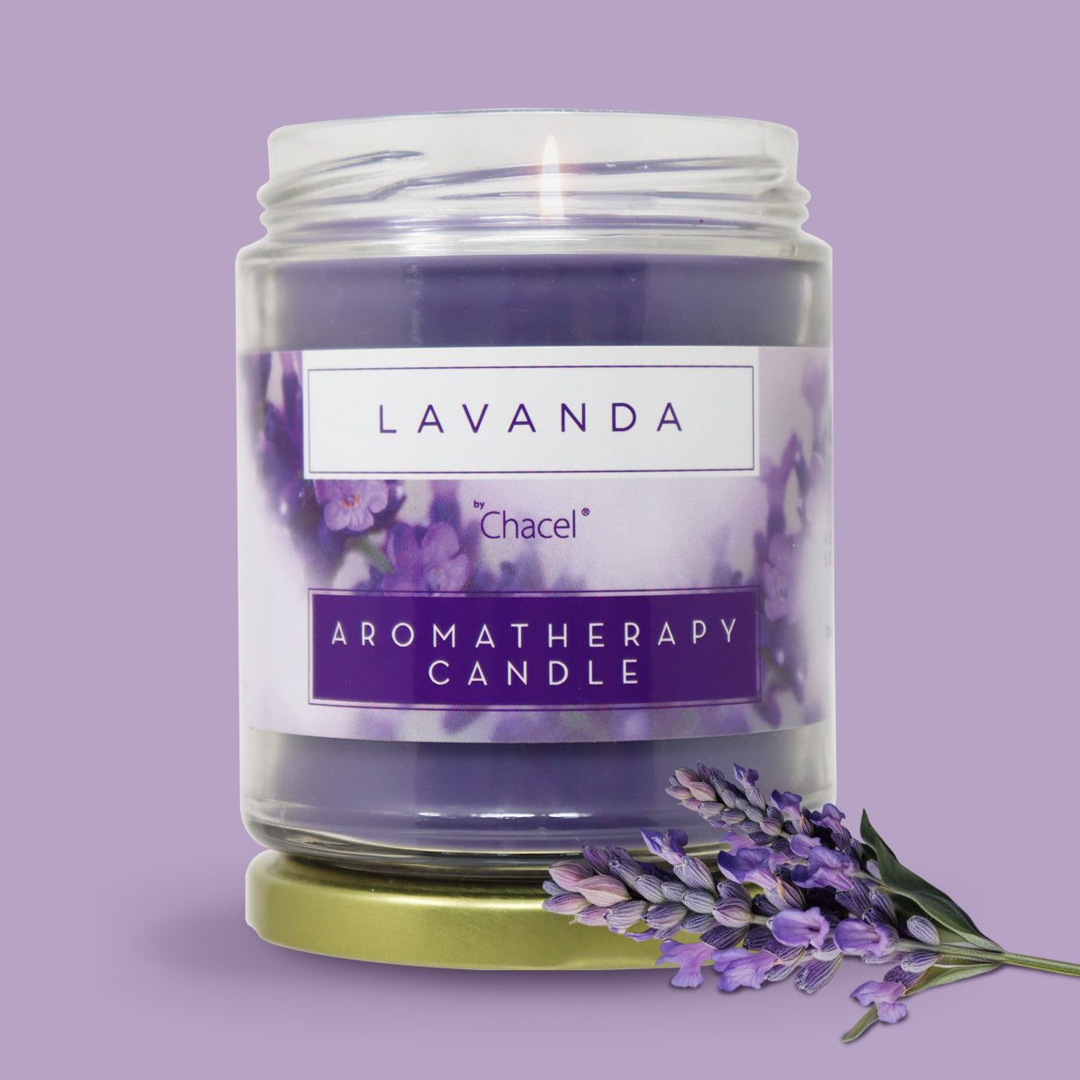 Vela Aromaterapia Lavanda