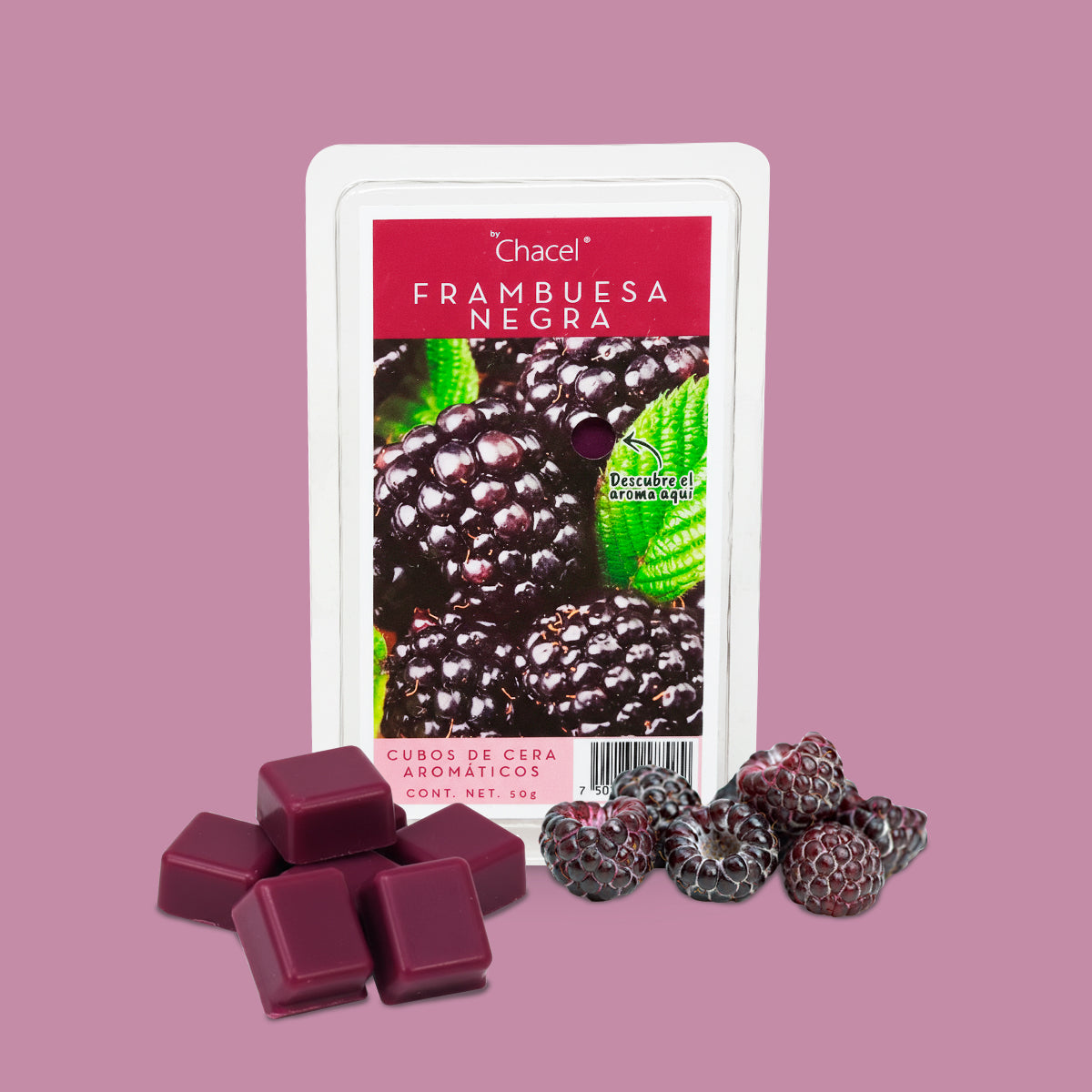 Cubos de Cera Frambuesa Negra