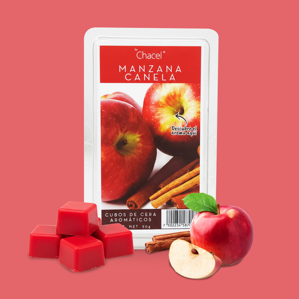 Cubos de Cera Manzana Canela