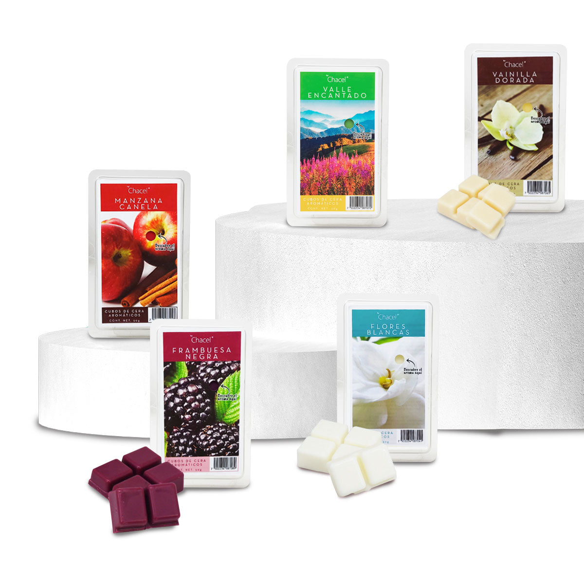 Cubos de Cera Manzana Canela