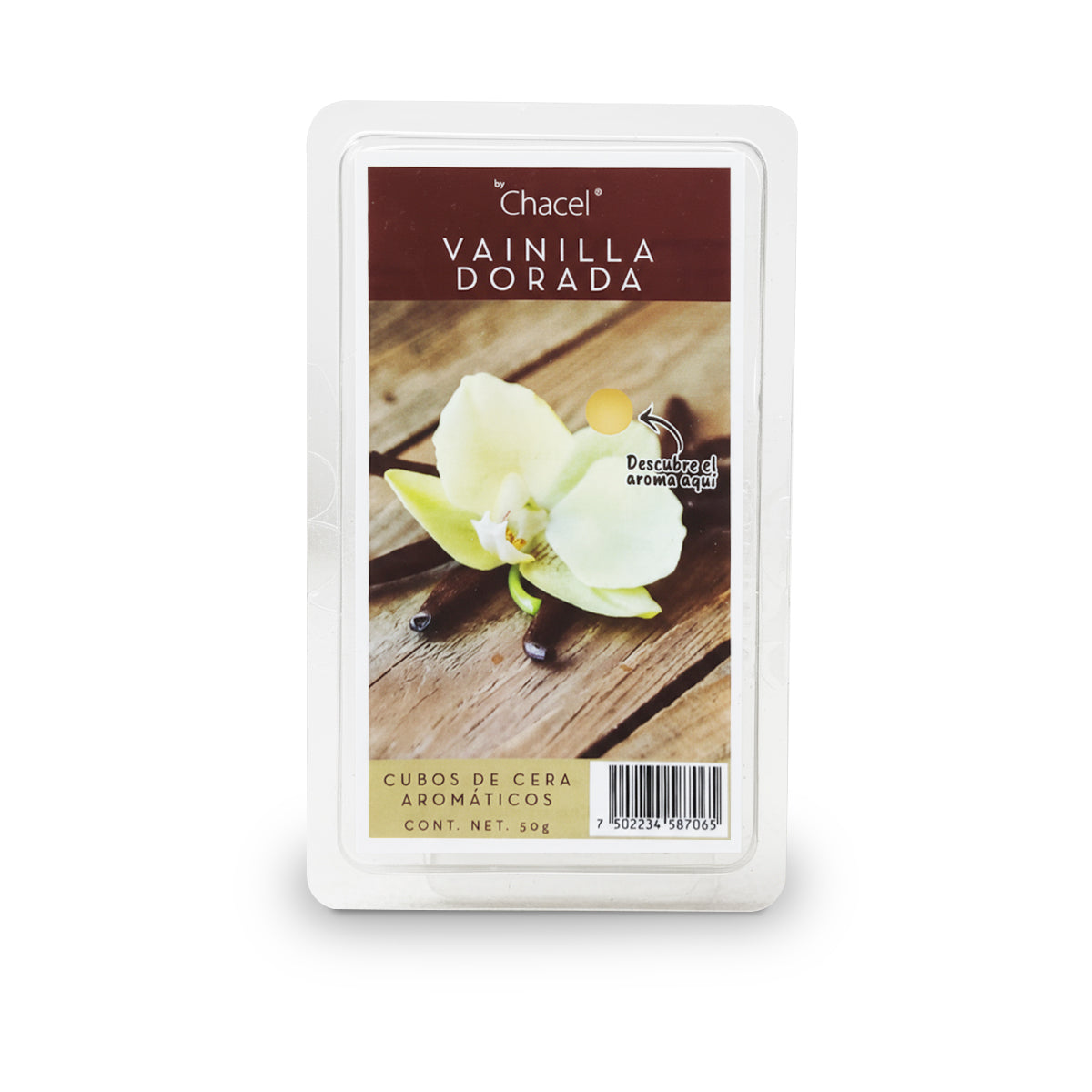 Cubos de Cera Vainilla Dorada