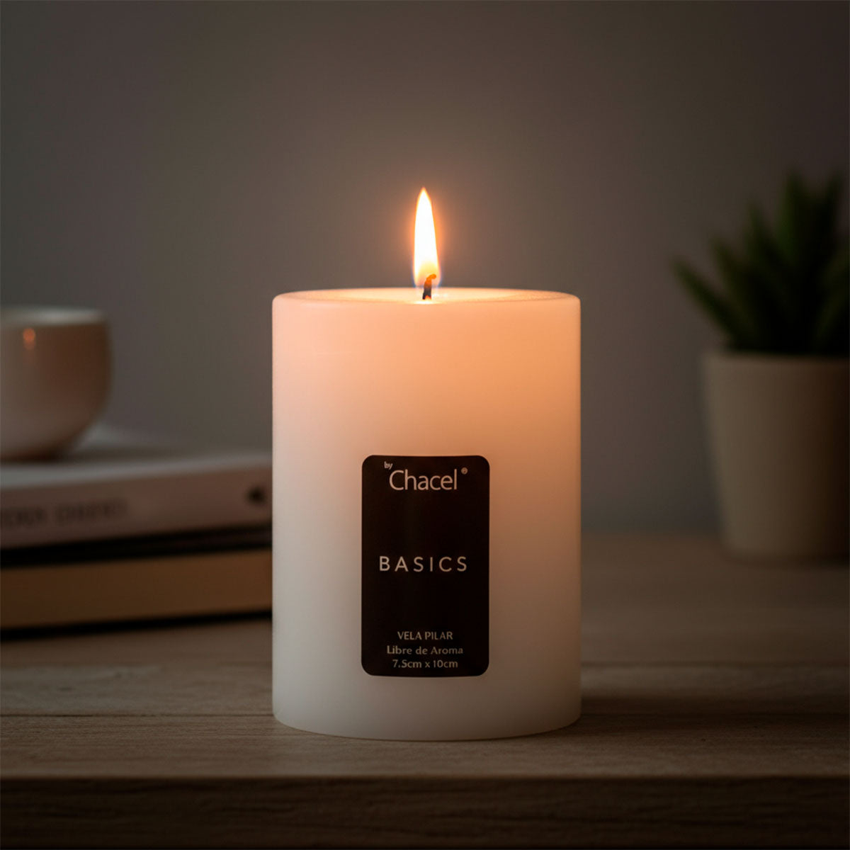 Cirio Blanco 7,5 x 10 cm