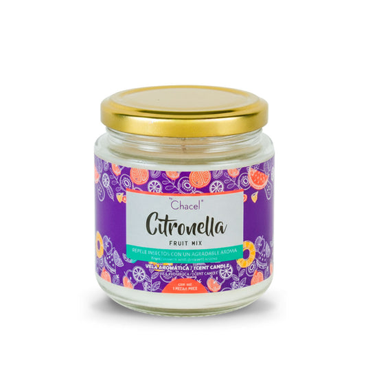 Vela Citronela Antimosquitos Fruit Mix Chica
