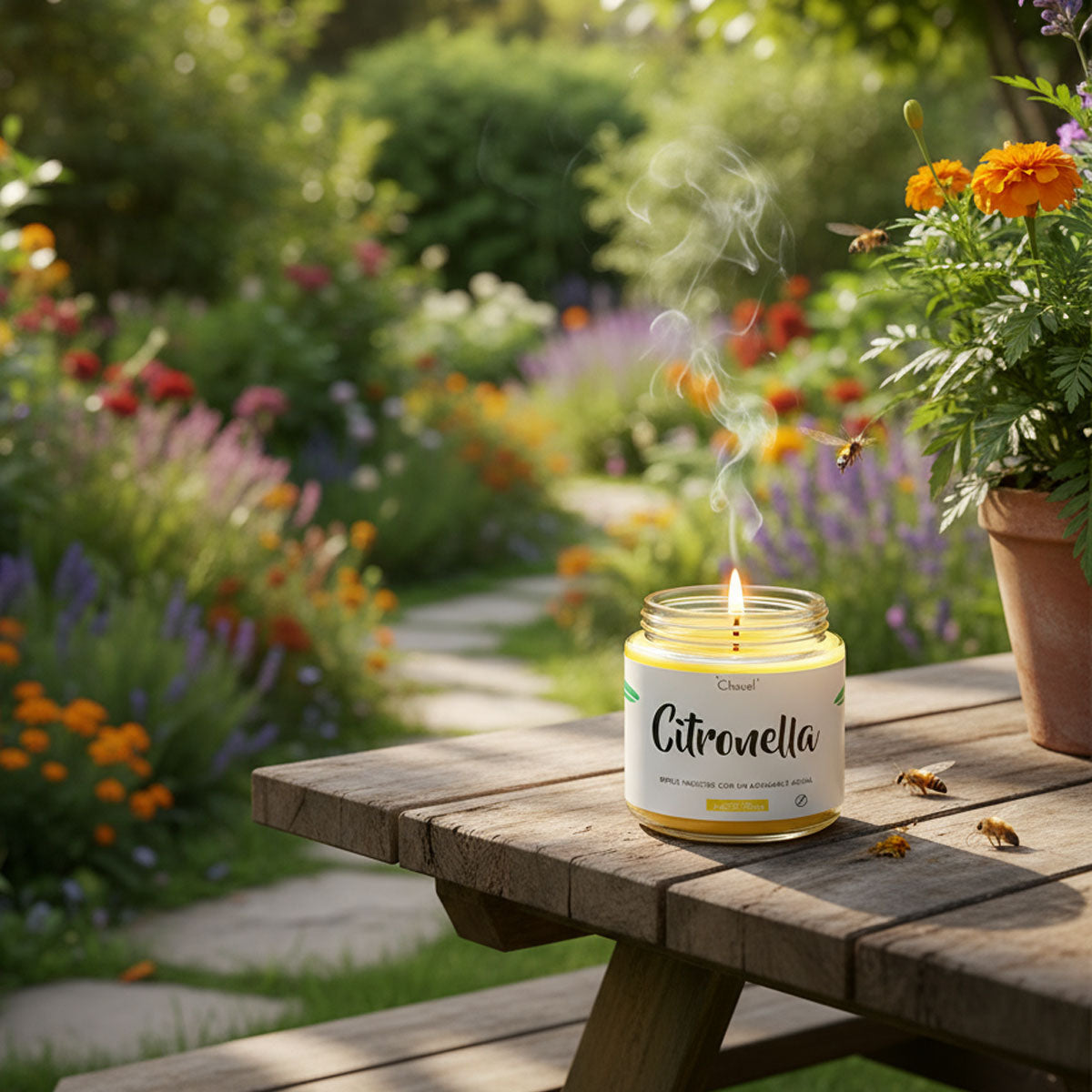 Vela Citronella Antimosquitos Chica