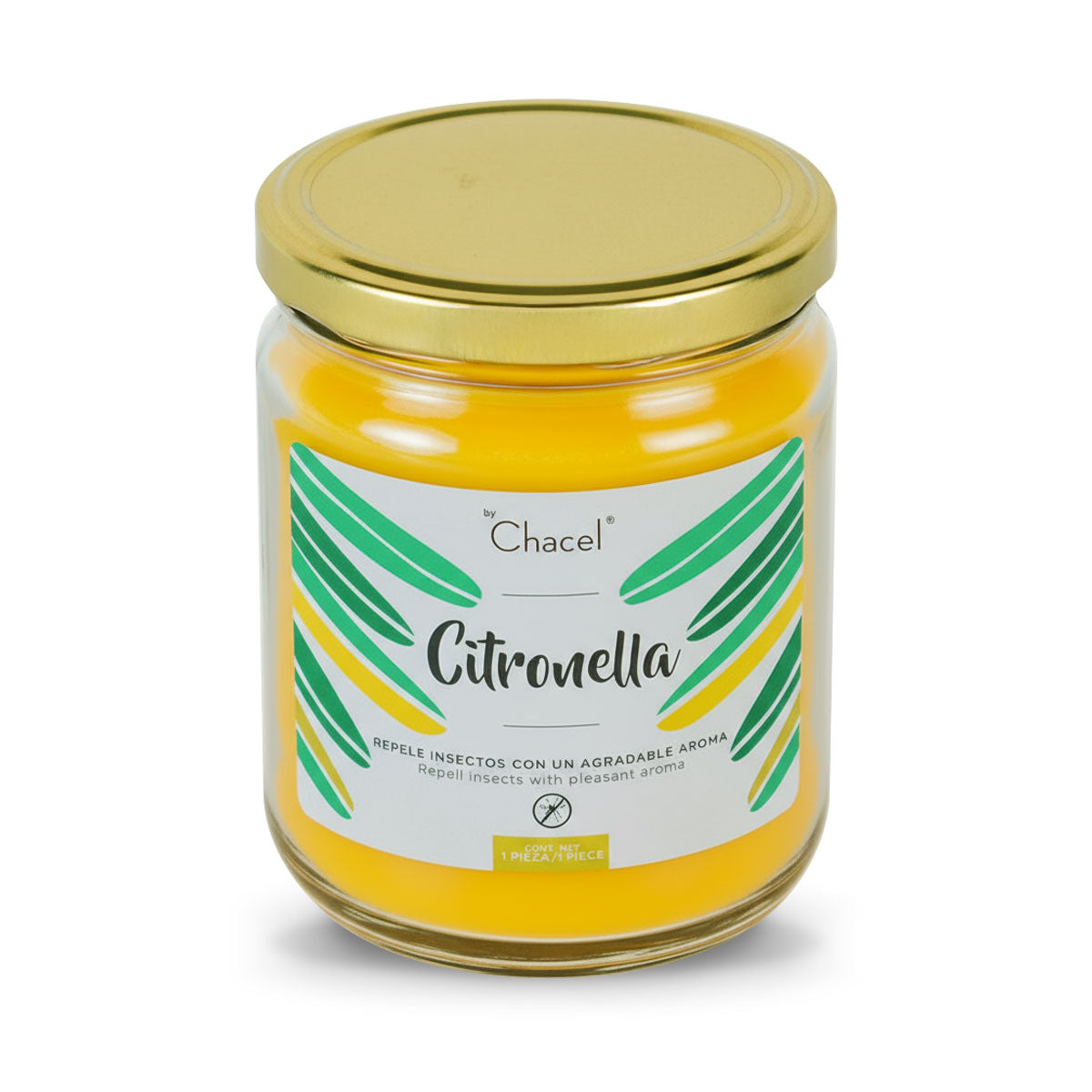 Vela Citronella Antimosquitos Grande