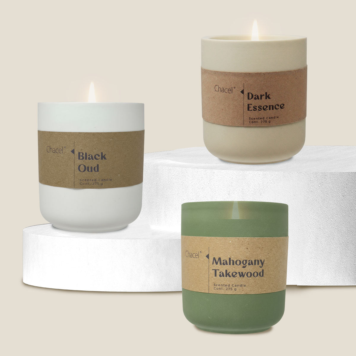 Vela Concreto Dark Essence