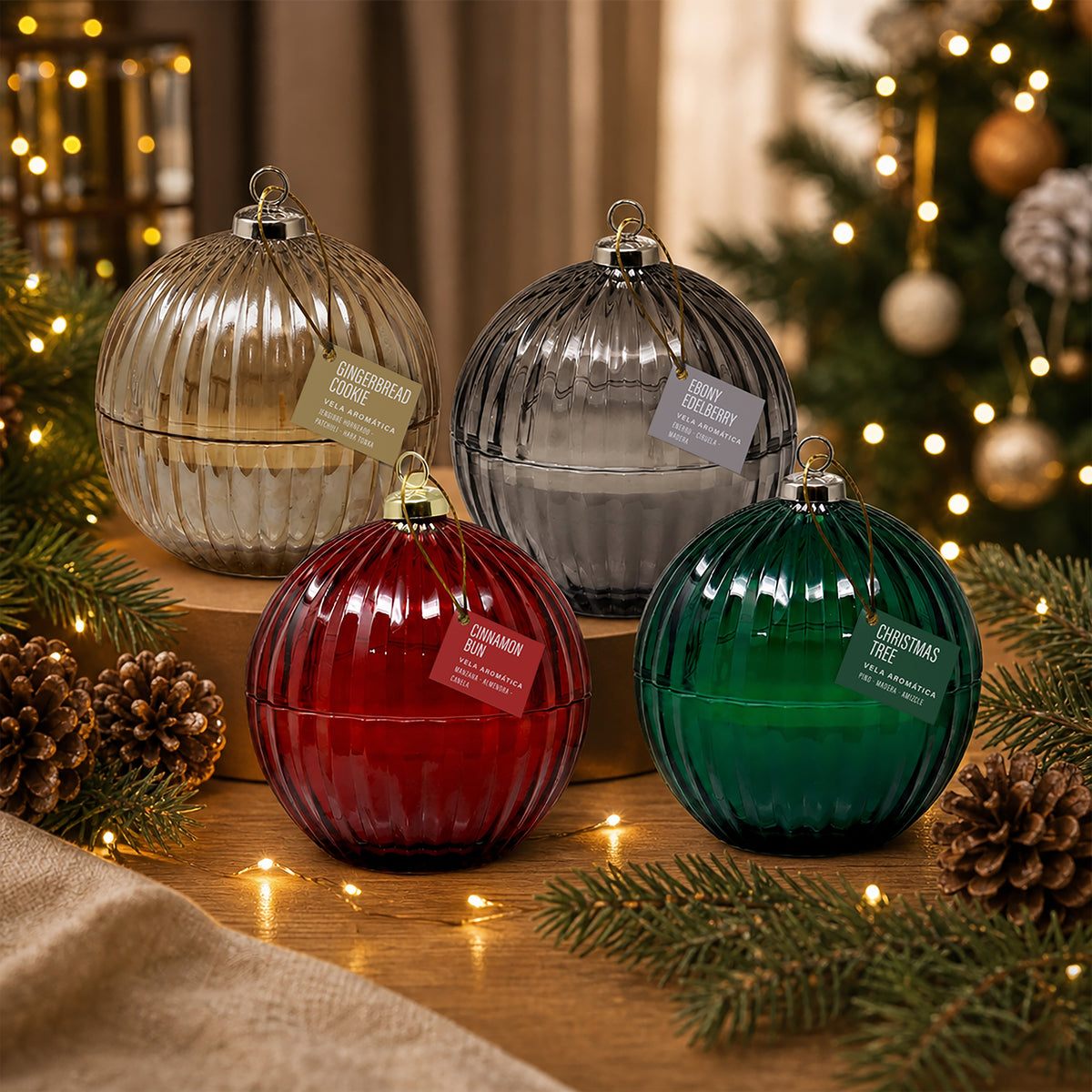 Esfera de Cristal Grande Ebony