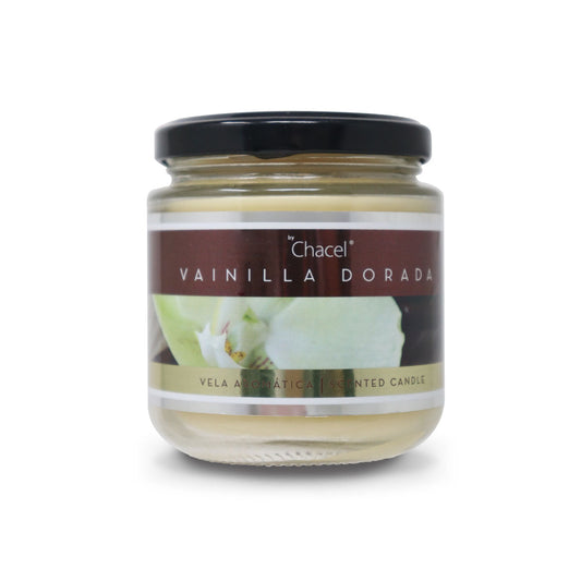 Vela Classic Vainilla Dorada Chica