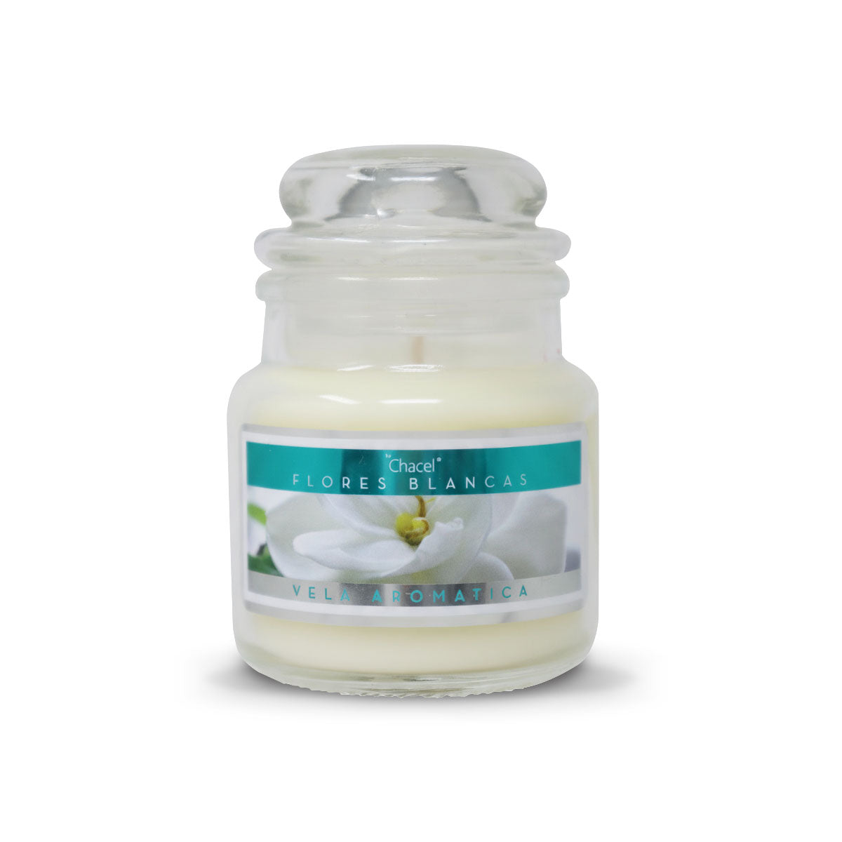 Vela Classic Flores Blancas Mini