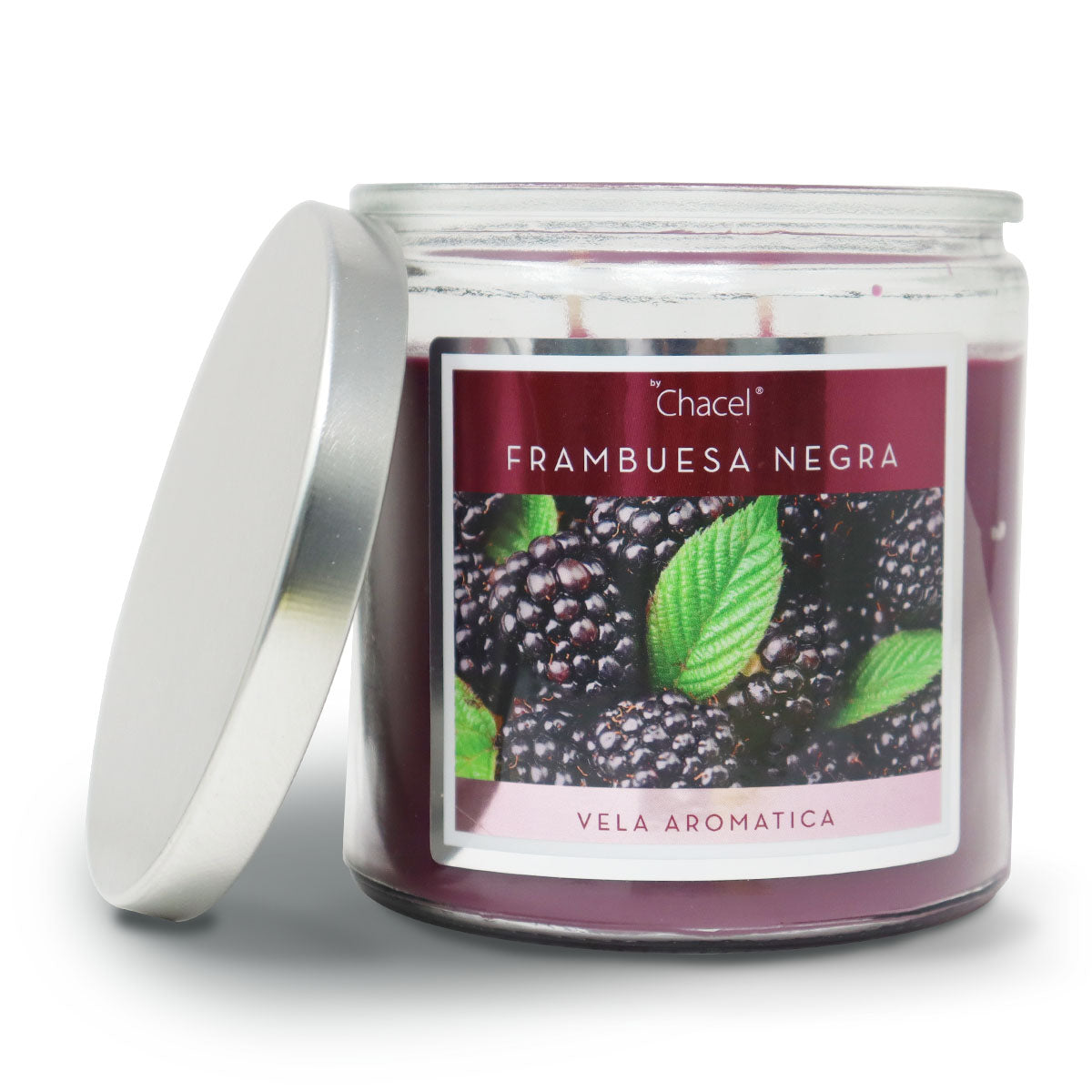 Vela Classic Frambuesa Negra Grande