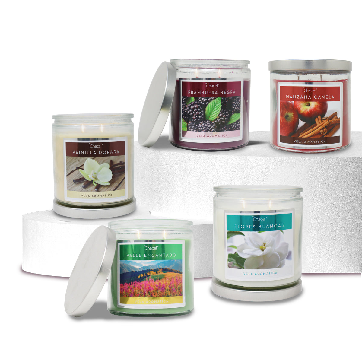 Vela Classic Manzana Canela Grande