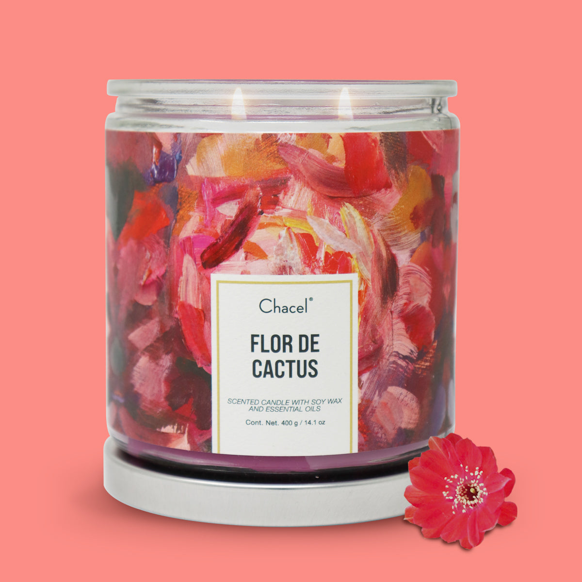 Vela Óleo Flor de cactus