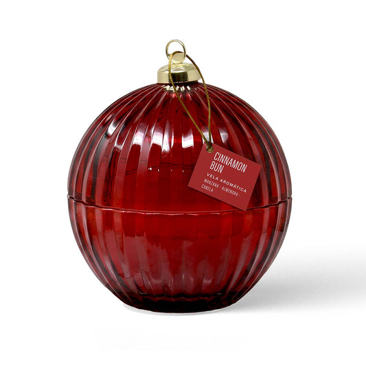 Esfera de Cristal Grande Roja
