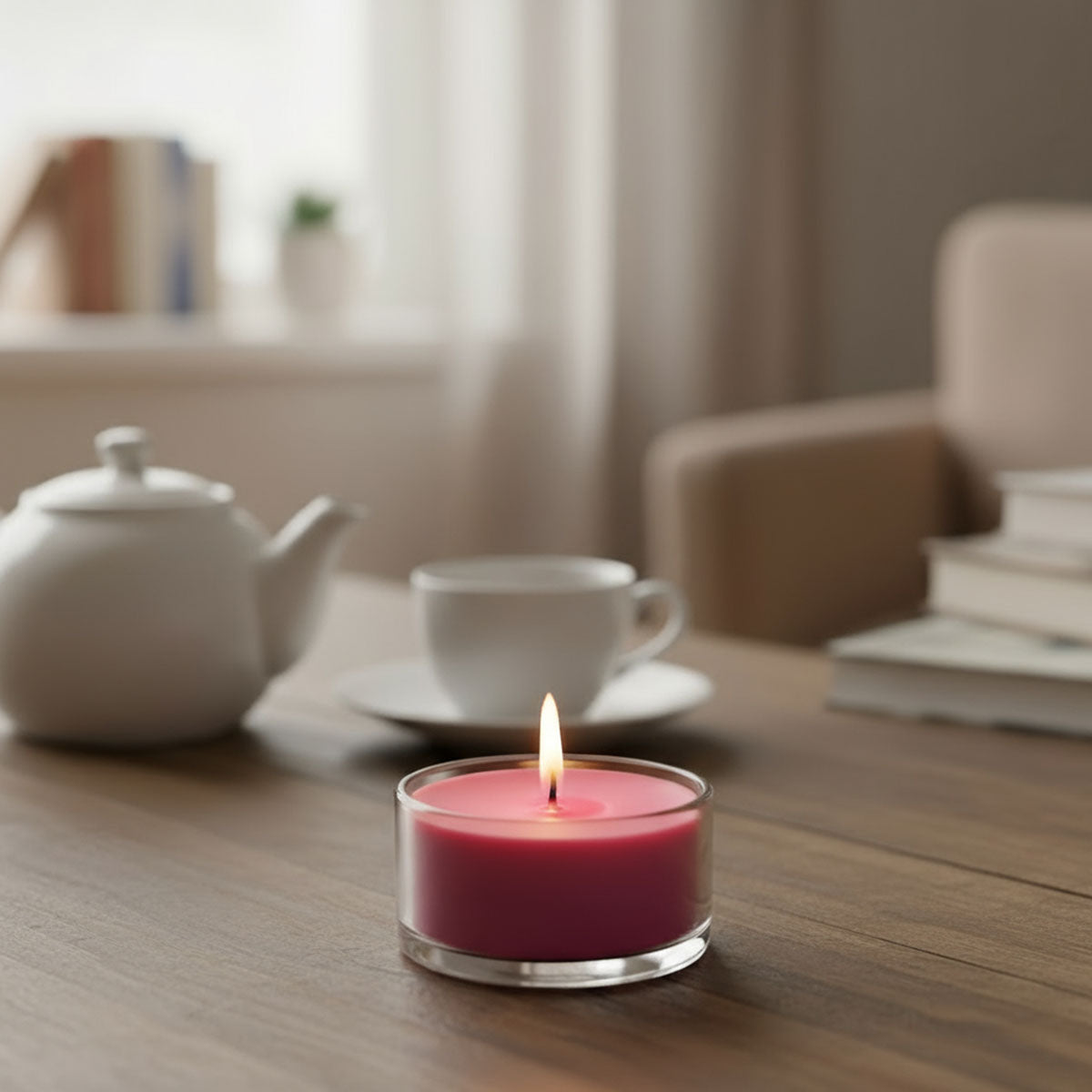 Tea Light Aromática 9 Pzas Frambuesa Negra