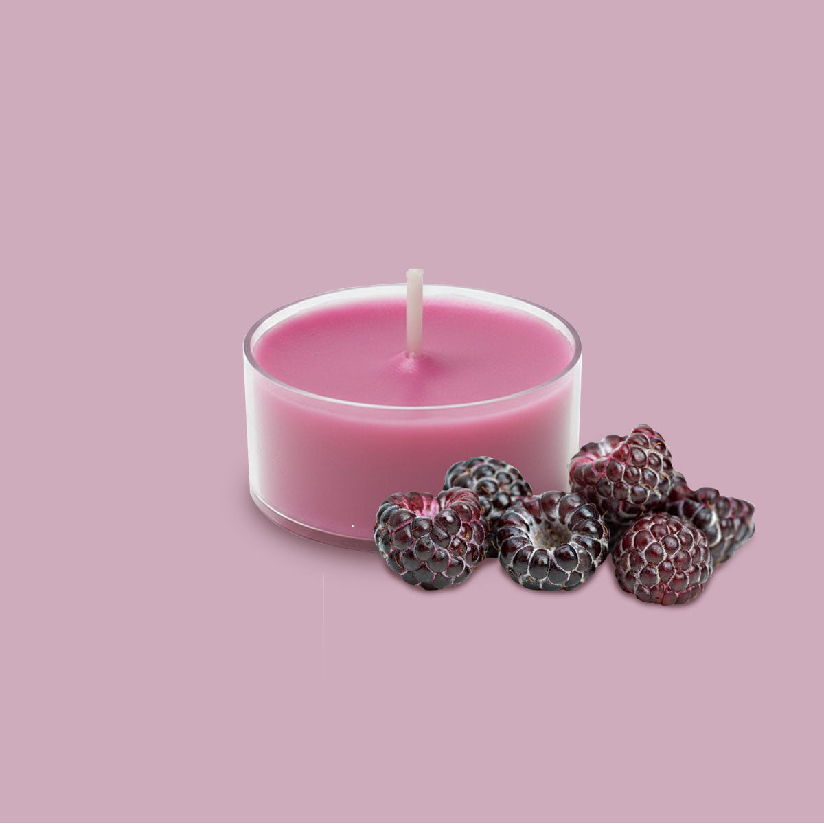 Tea Light Aromática 9 Pzas Frambuesa Negra