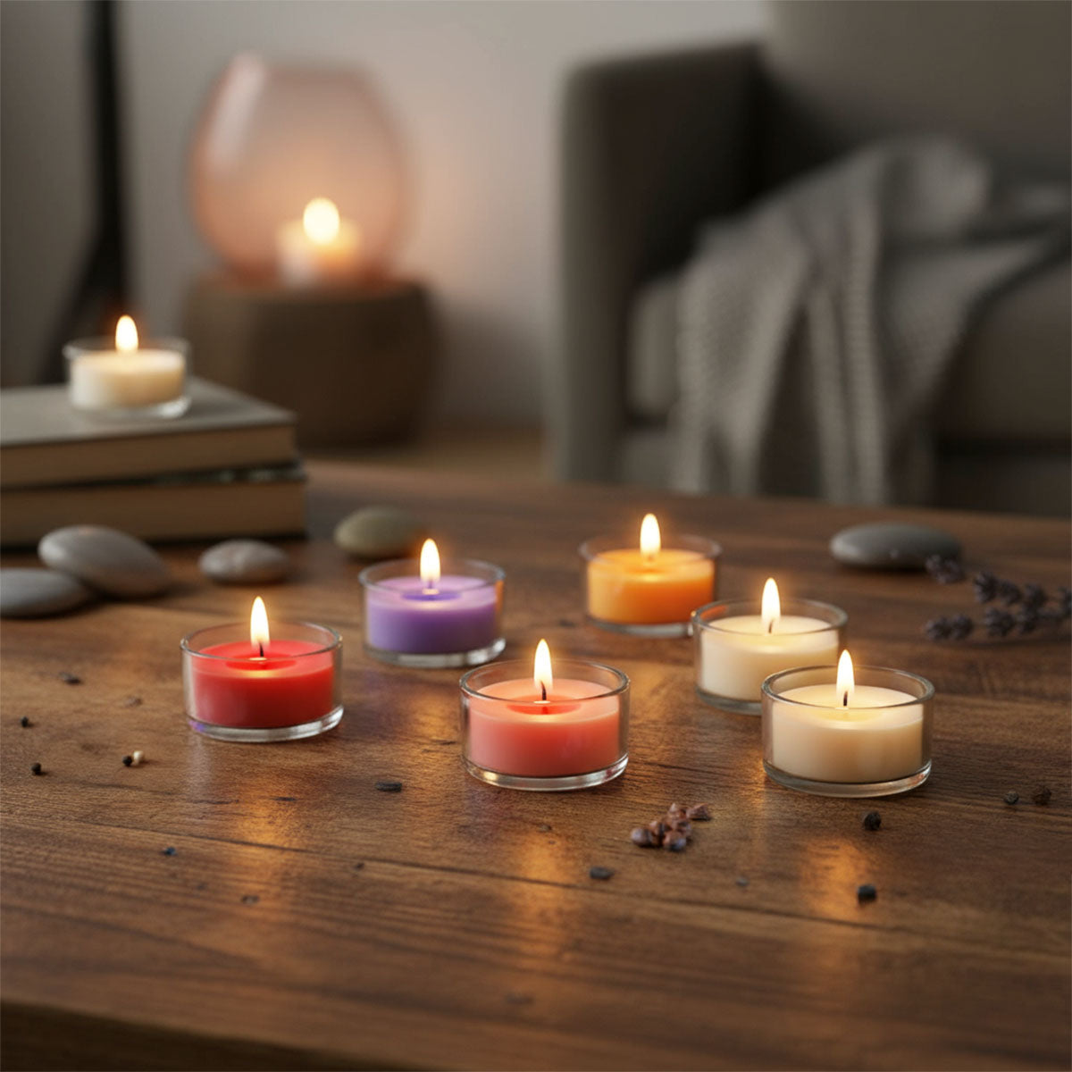 Tea Light Aromática 9 Pzas Lavanda