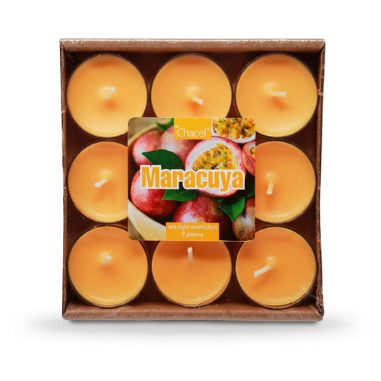 Tea Light Aromática 9 Pzas Maracuya