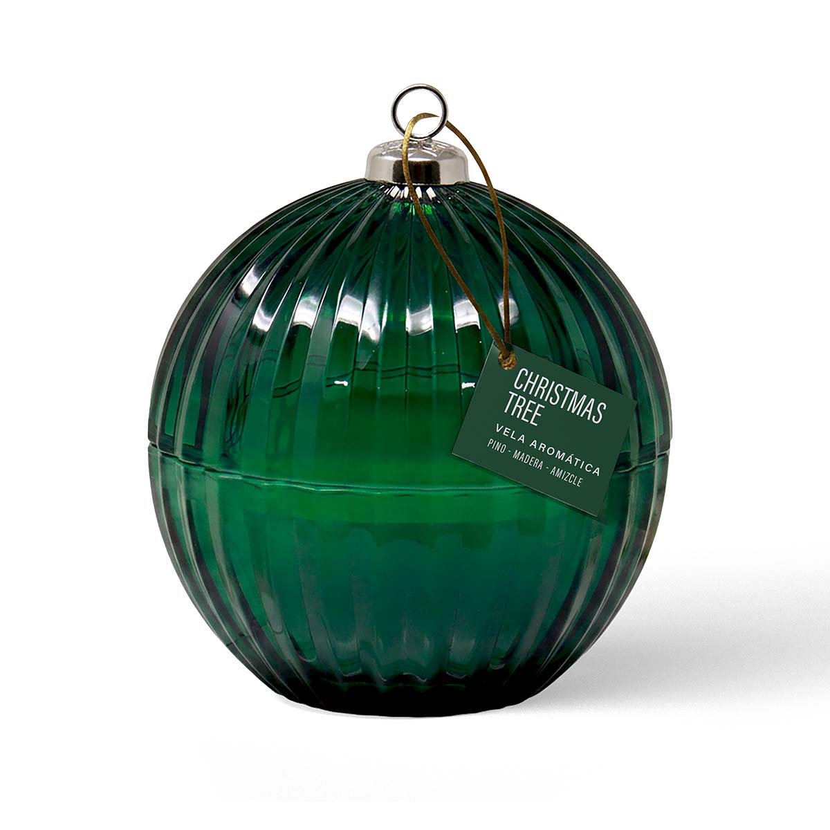 Esfera de Cristal Grande Verde
